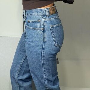 Stylish Blue Straight Leg Jeans